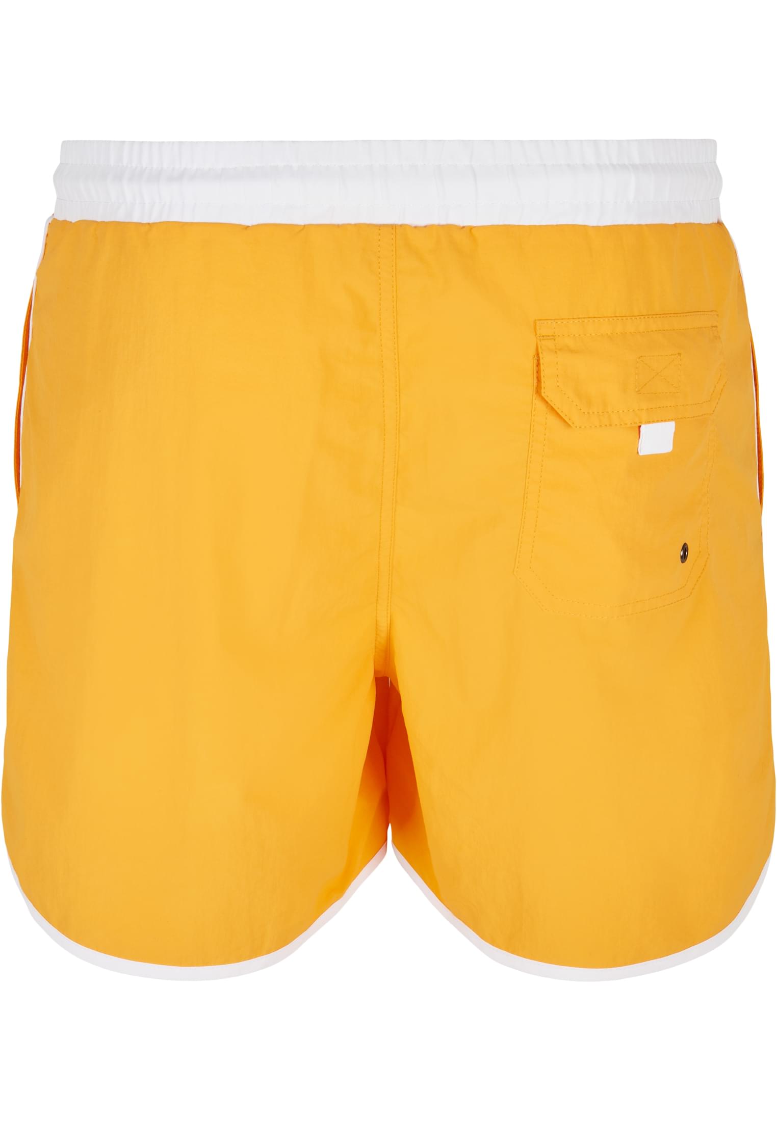 Plus Size Retro Swimshorts in Farbe white/magicmango