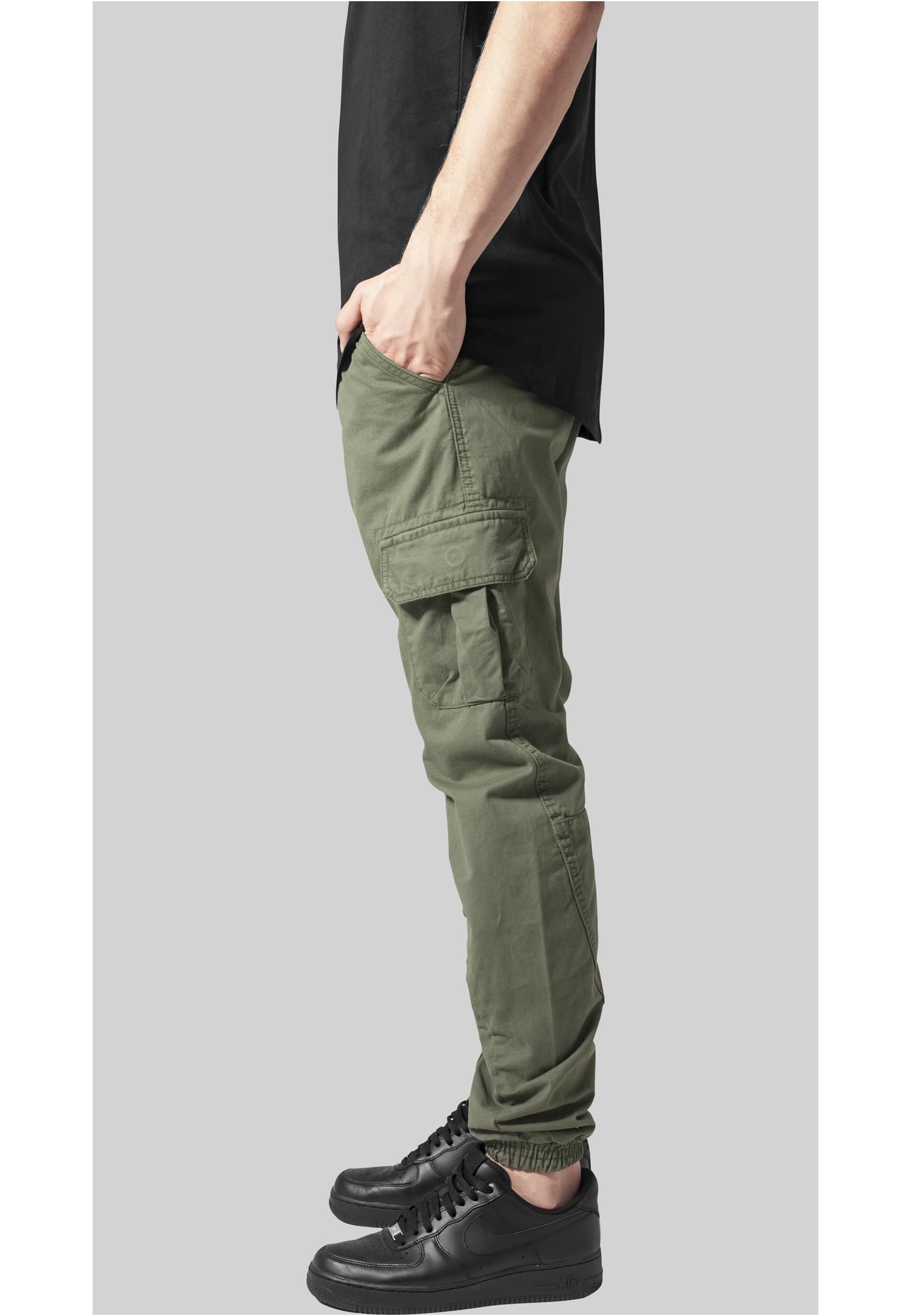 Sweatpants Cargo Jogging Pants in Farbe olive
