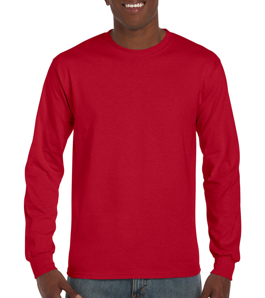  Ultra Cotton Adult T-Shirt LS in Farbe Red