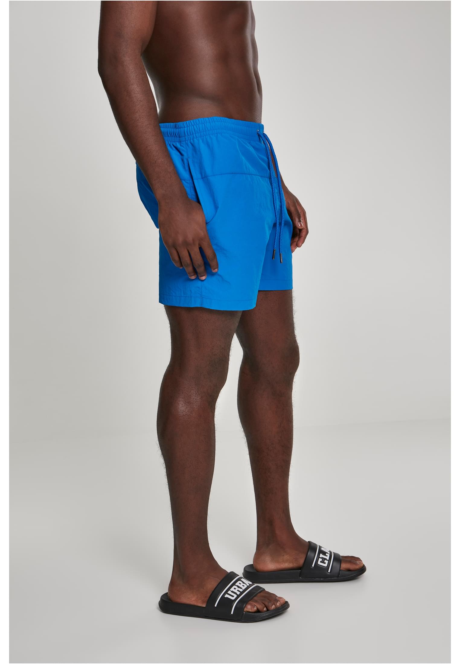 Plus Size Block Swim Shorts in Farbe cobalt blue