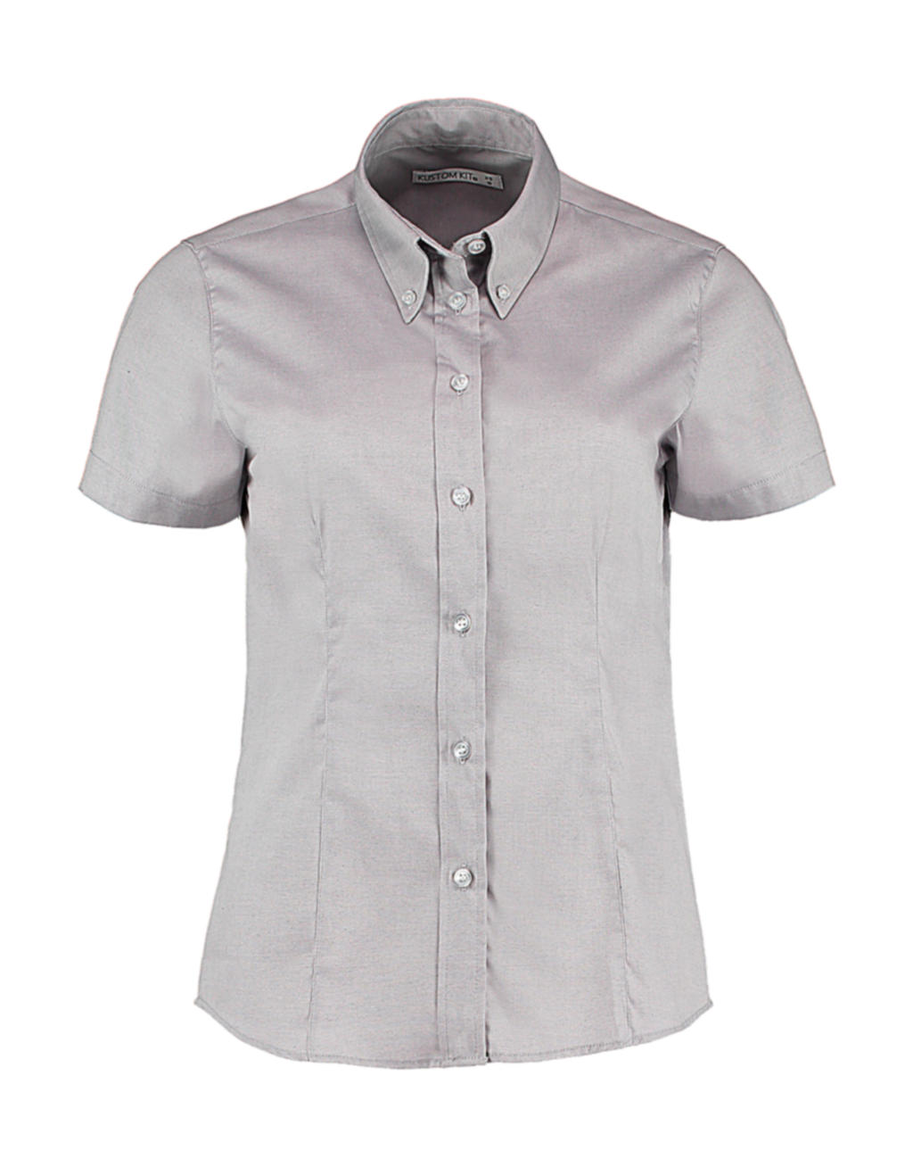  Womens Tailored Fit Premium Oxford Shirt SSL in Farbe Silver Grey