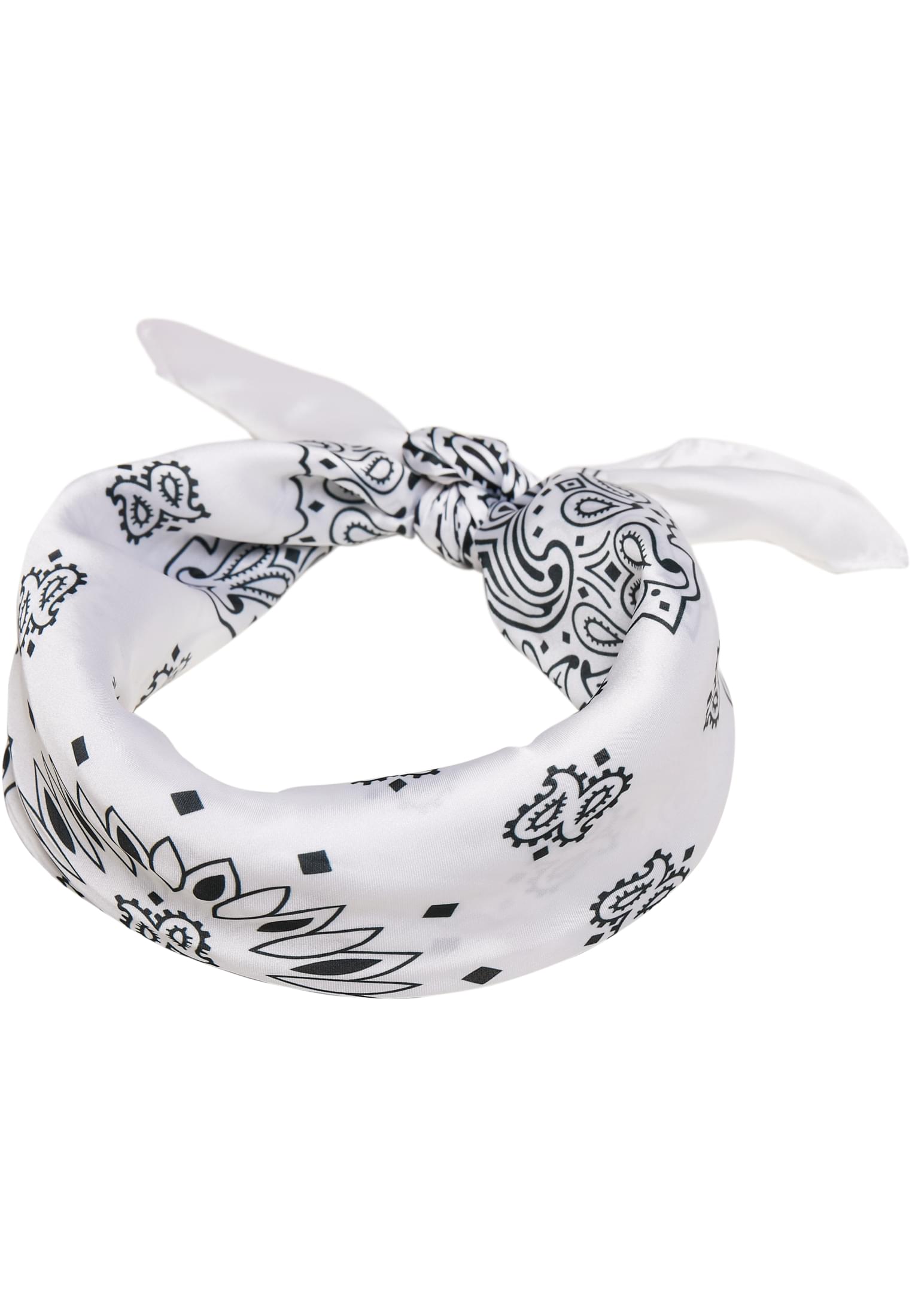 Masken Satin Bandana 2-Pack in Farbe black/white