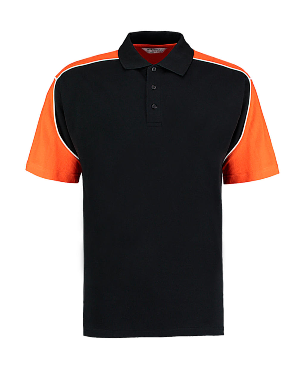  Classic Fit Monaco Polo  in Farbe Black/Orange/White