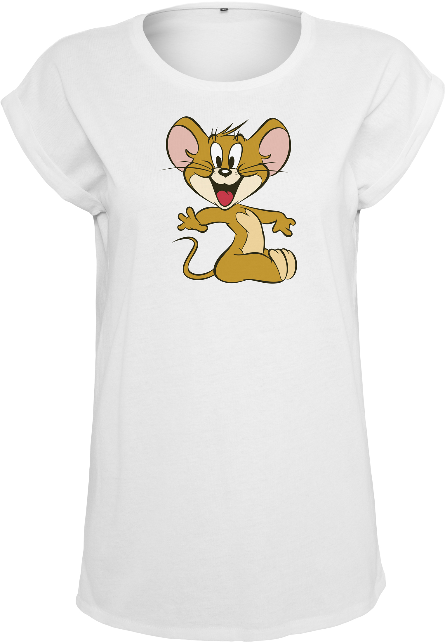 T-Shirts Ladies Tom & Jerry Mouse Tee in Farbe white