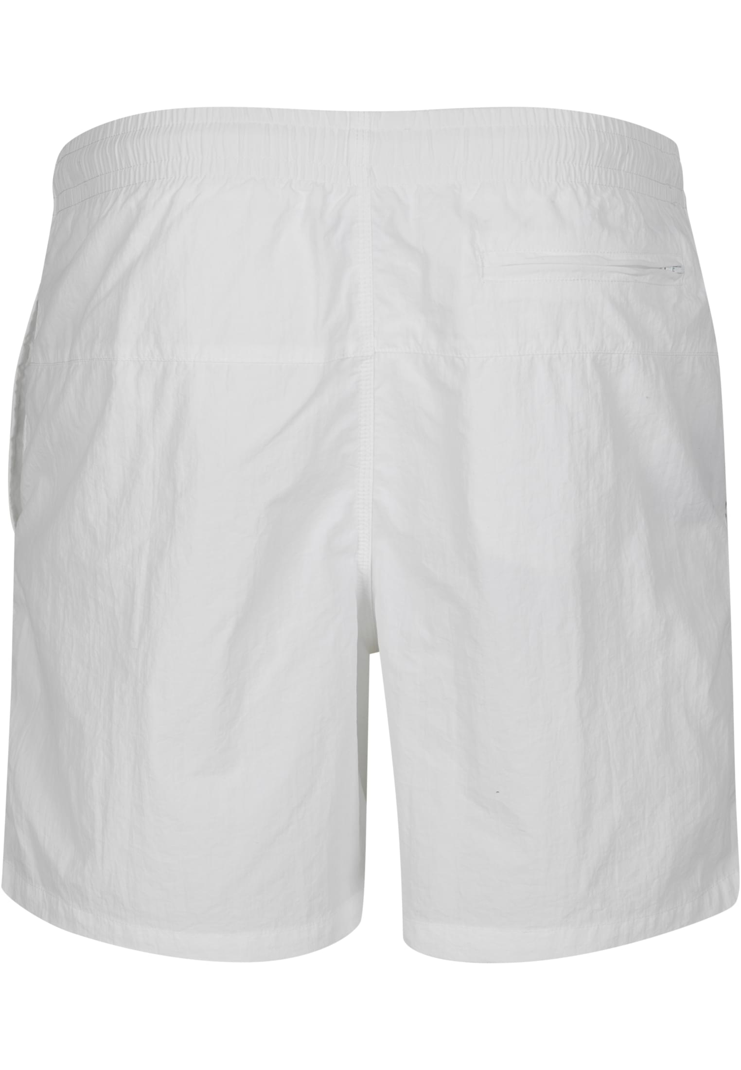Plus Size Block Swim Shorts in Farbe white