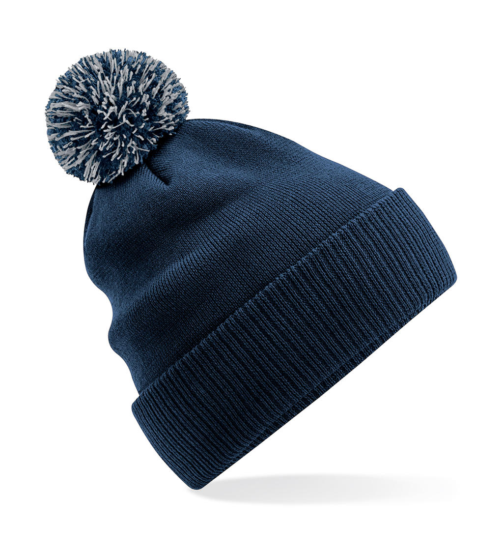  Recycled Snowstar? Beanie in Farbe French Navy/Light Grey