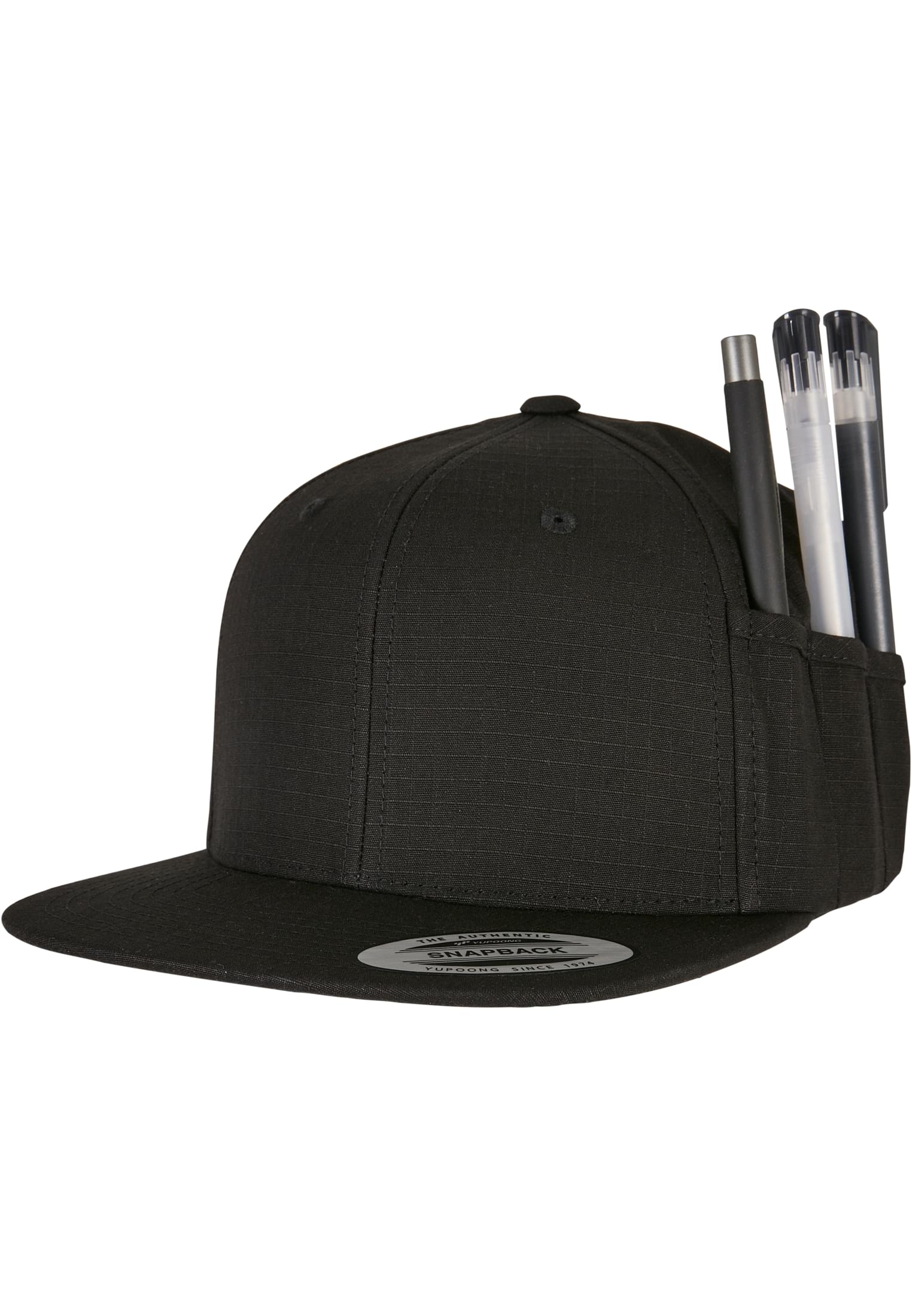 Snapback Pencil Holder Snapback Cap in Farbe black