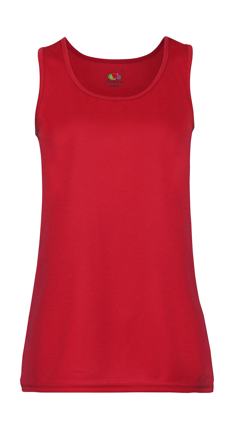 Ladies Performance Vest in Farbe Red