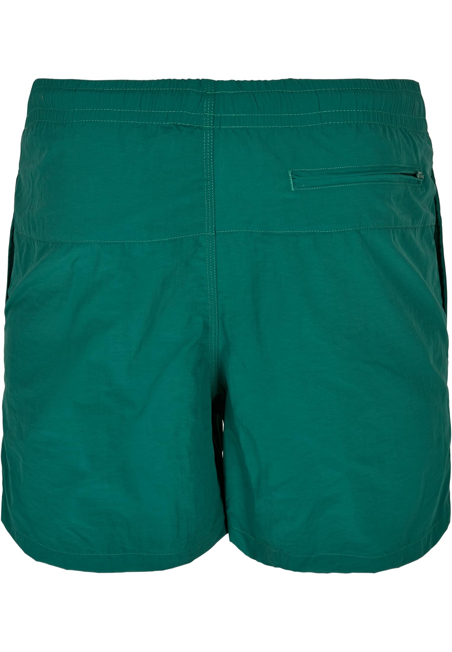 Plus Size Block Swim Shorts in Farbe green