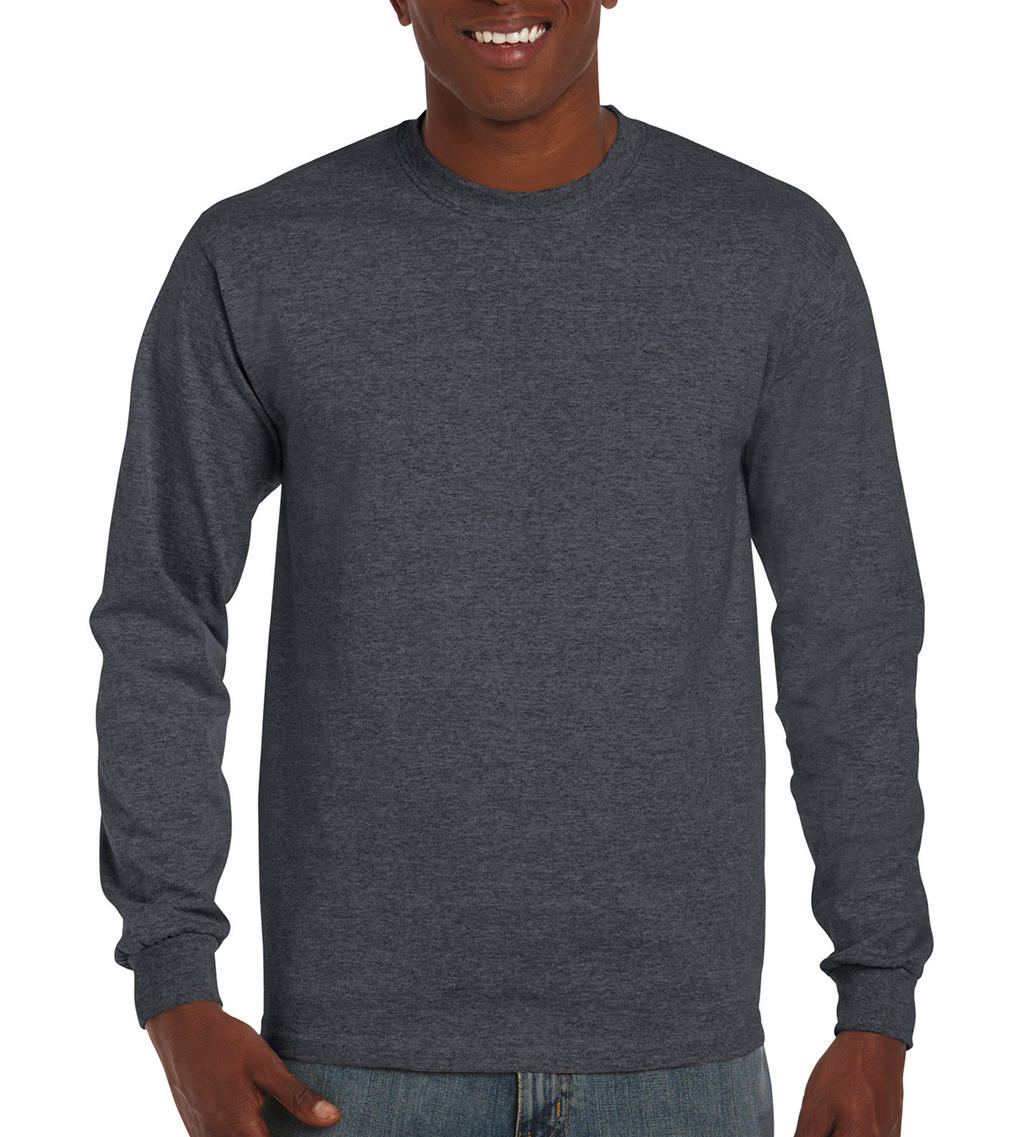  Ultra Cotton Adult T-Shirt LS in Farbe Dark Heather