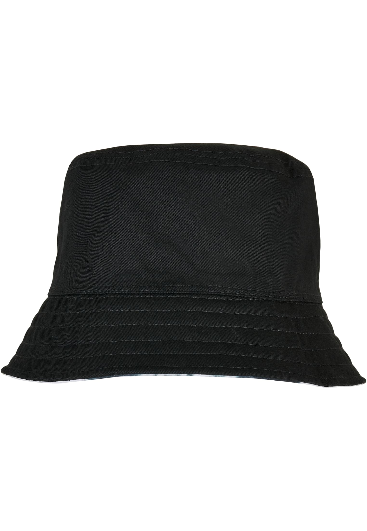Bucket Hat Batik Dye Reversible Bucket Hat in Farbe black/white