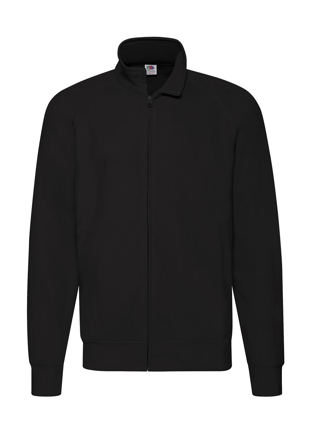  Lightweight Sweat Jacket in Farbe Black