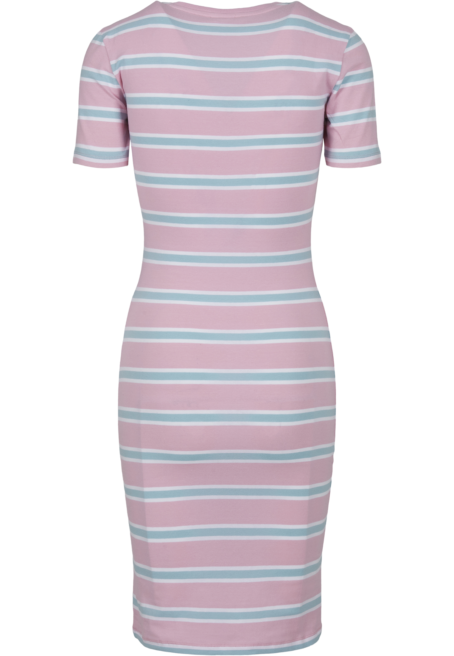 Kleider & R?cke Ladies Stretch Stripe Dress in Farbe girlypink/oceanblue