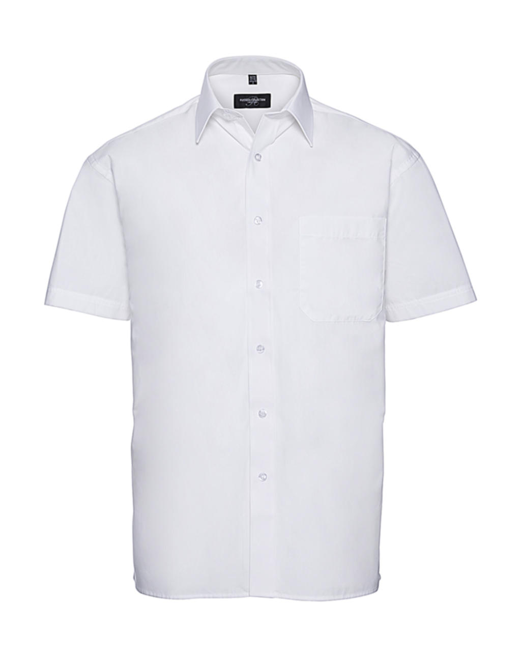  Cotton Poplin Shirt in Farbe White