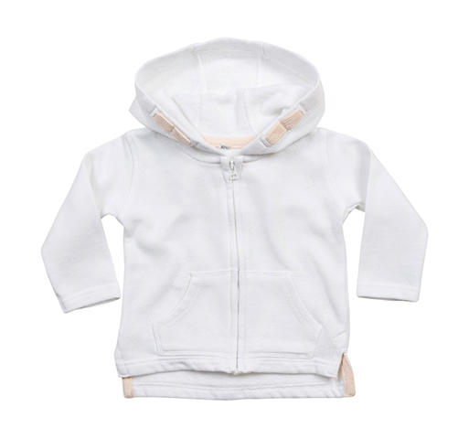  Baby Hoodie in Farbe White