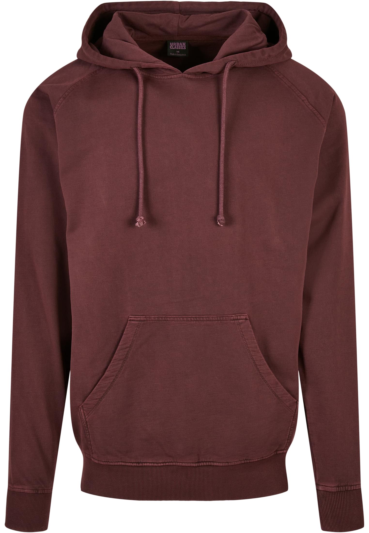 Hoodies Overdyed Hoody in Farbe cherry