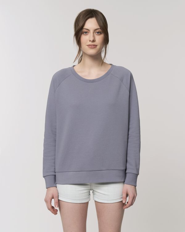 Crew neck sweatshirts Stella Dazzler in Farbe Lava Grey