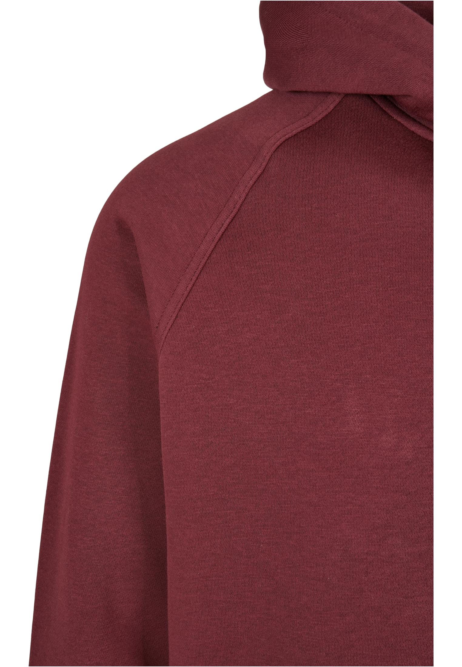 Plus Size Blank Hoody in Farbe cherry