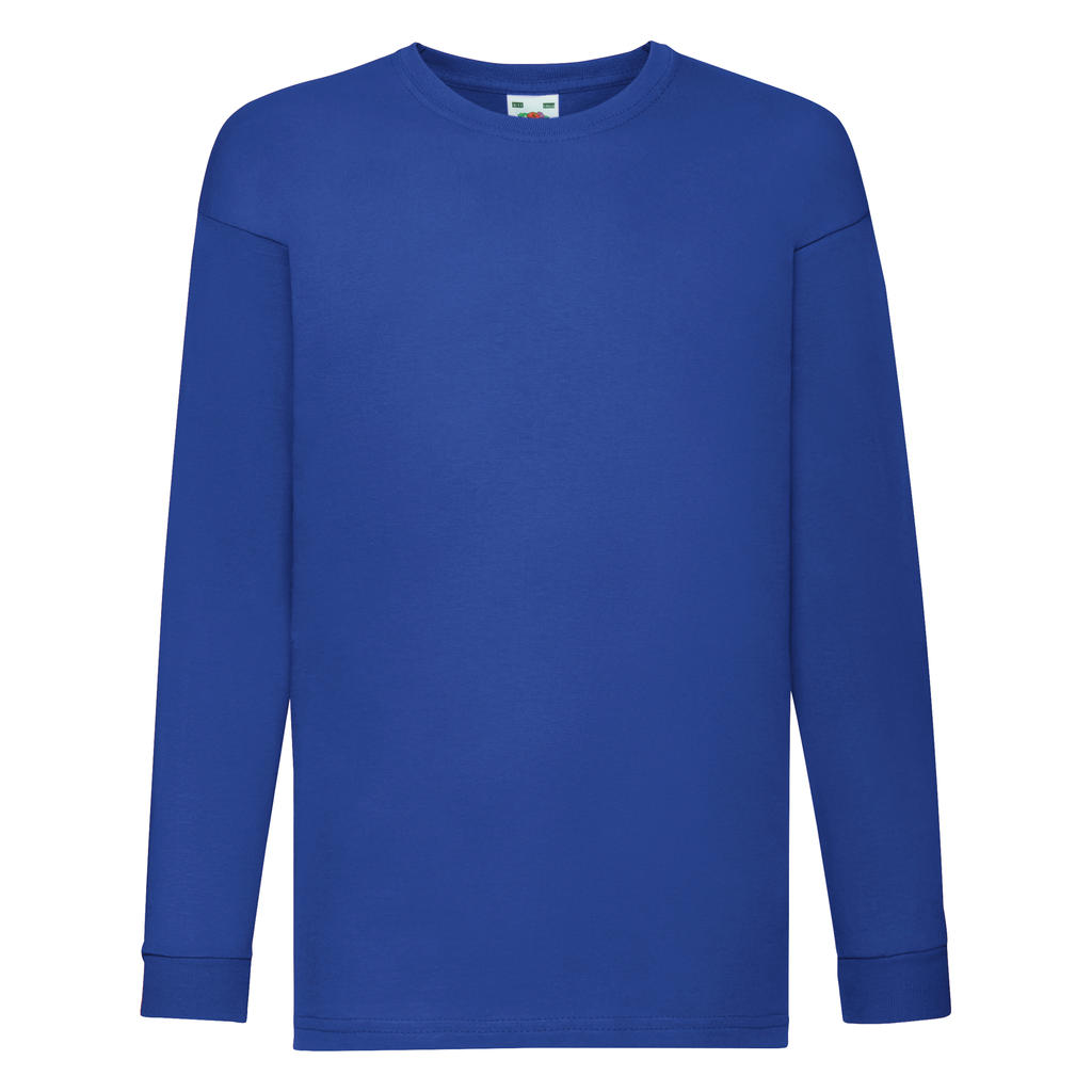  Kids Valueweight Long Sleeve T in Farbe Royal