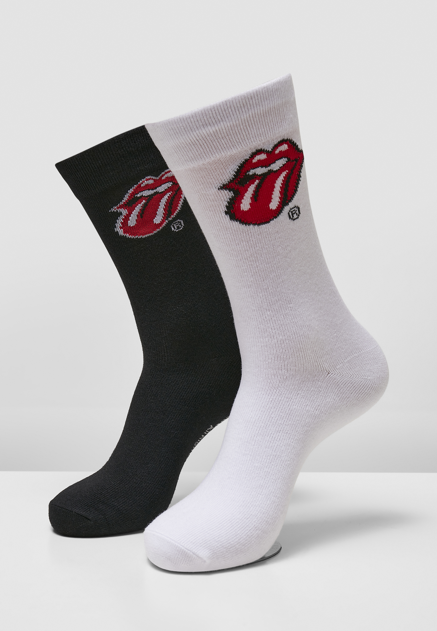Socken Rolling Stones Tongue Socks 2-Pack in Farbe black/white