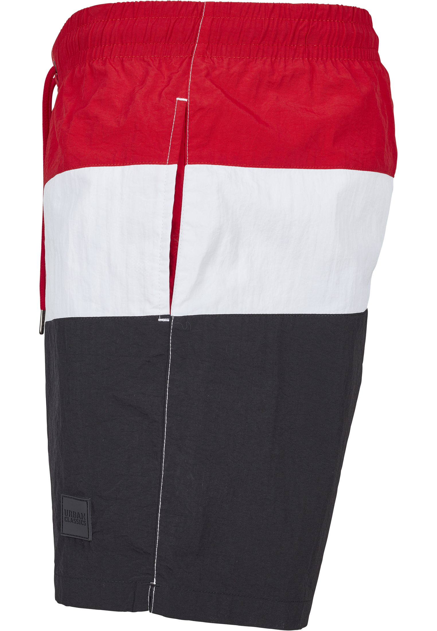 Bademode Color Block Swimshorts in Farbe blk/firered/wht