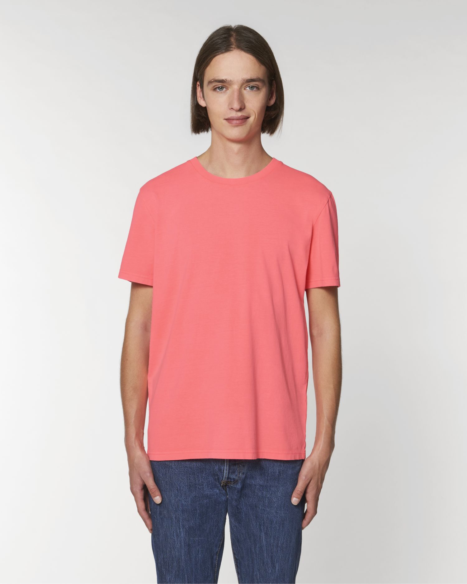 T-Shirt Creator Vintage in Farbe G. Dyed Fluo Pink Crush