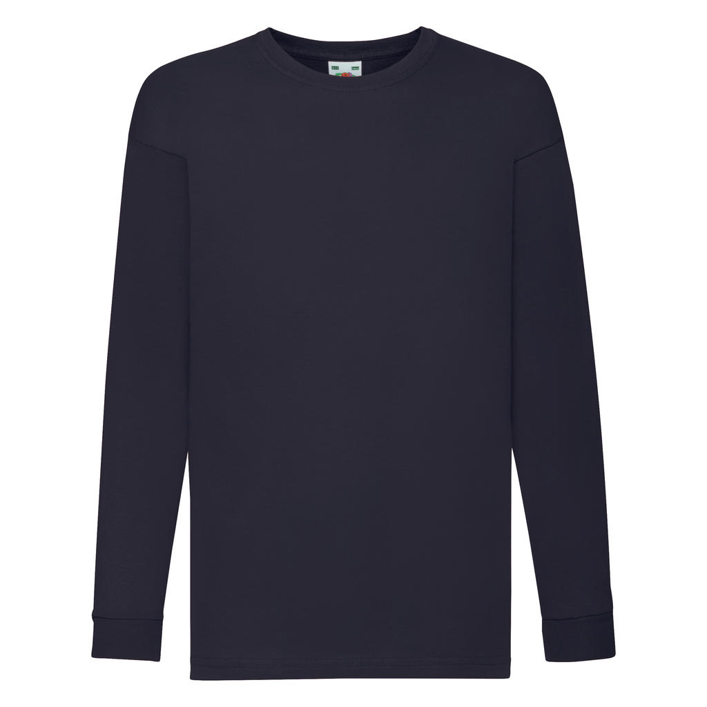  Kids Valueweight Long Sleeve T in Farbe Deep Navy