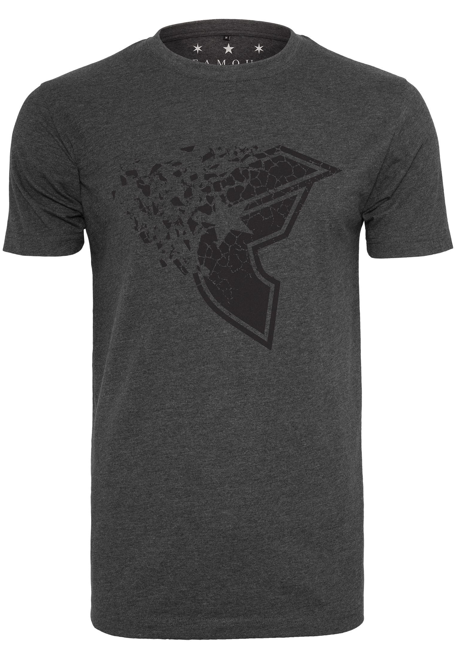 T-Shirts Blasted Tee in Farbe charcoal
