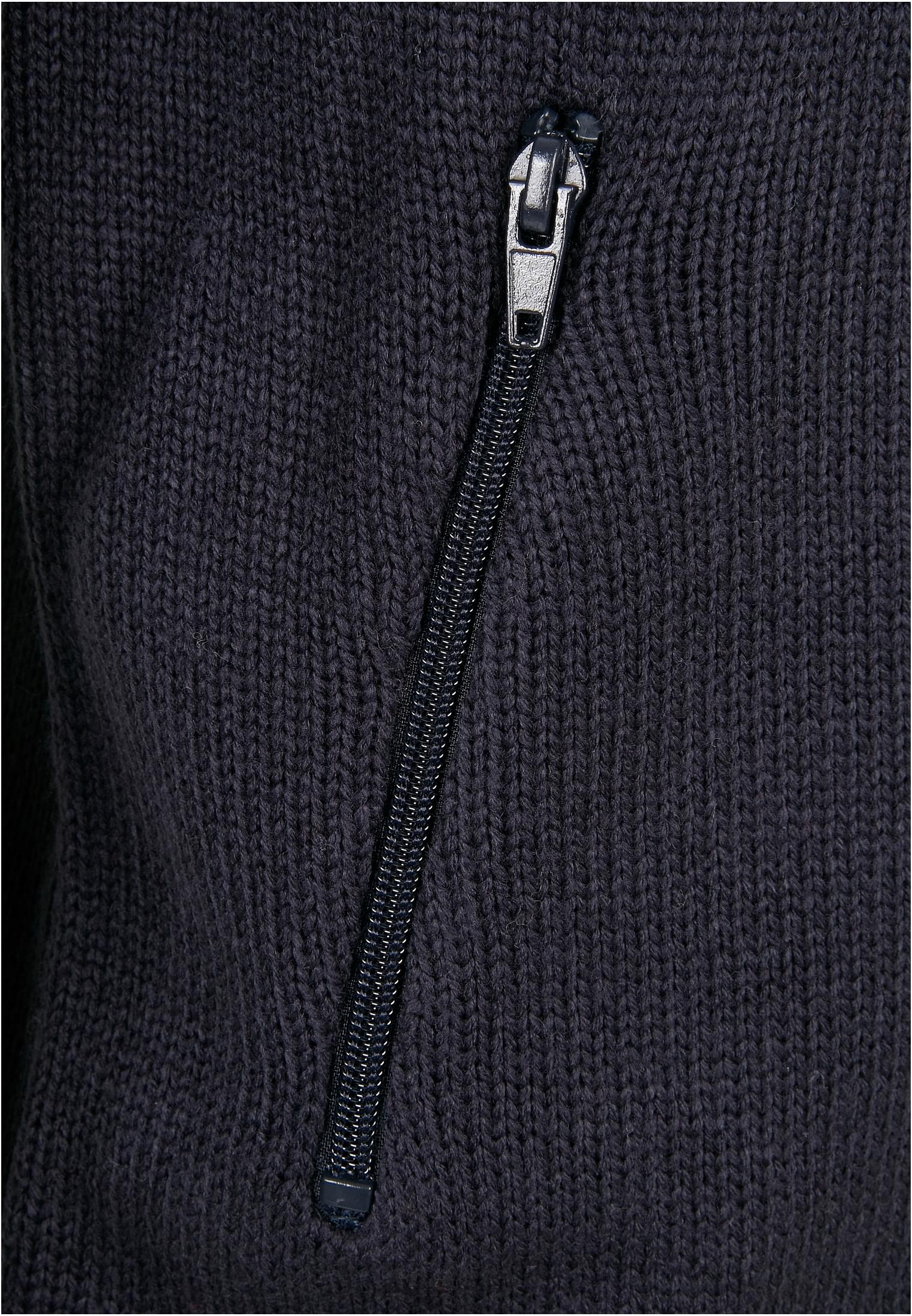 Pullover Cardigan Norweger in Farbe navy