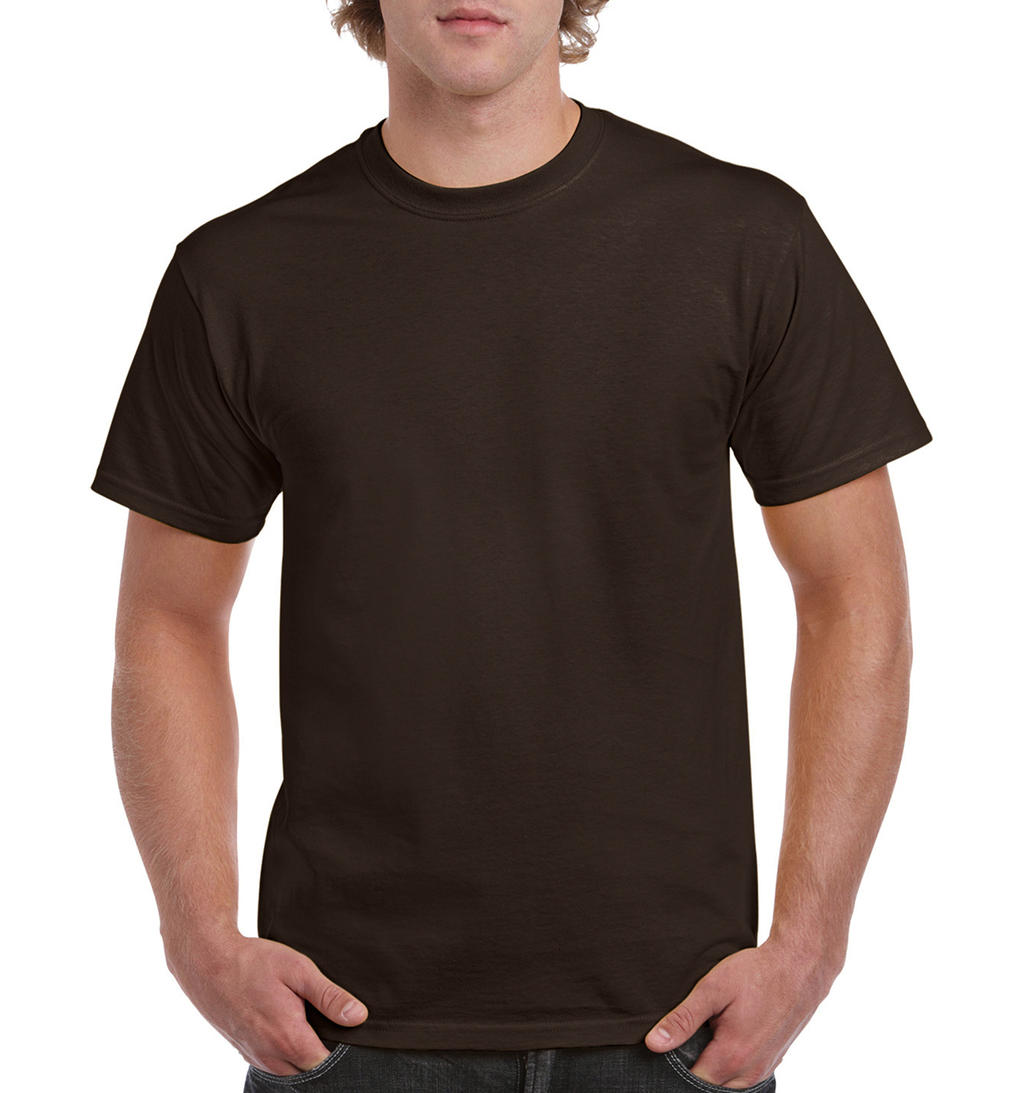  Heavy Cotton Adult T-Shirt in Farbe Dark Chocolate