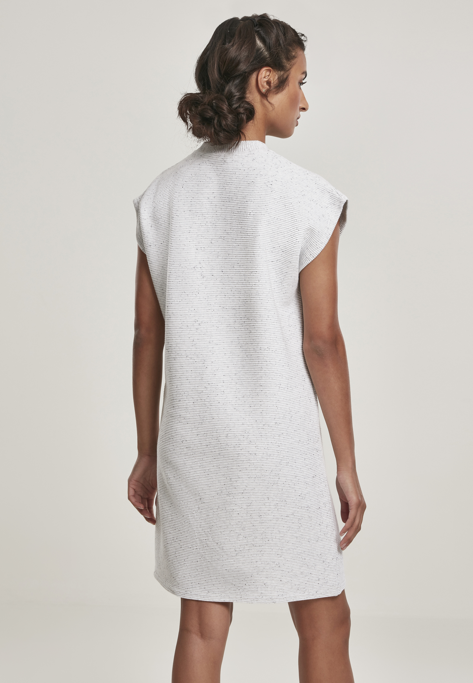 Kleider & R?cke Ladies Naps Terry Extended Shoulder Dress in Farbe lightgrey