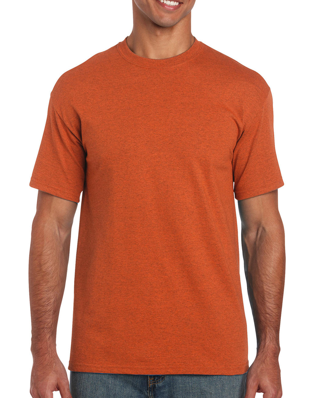  Heavy Cotton Adult T-Shirt in Farbe Antique Orange