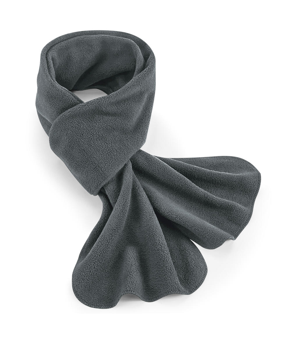  Recycled Fleece Scarf in Farbe Steel Grey