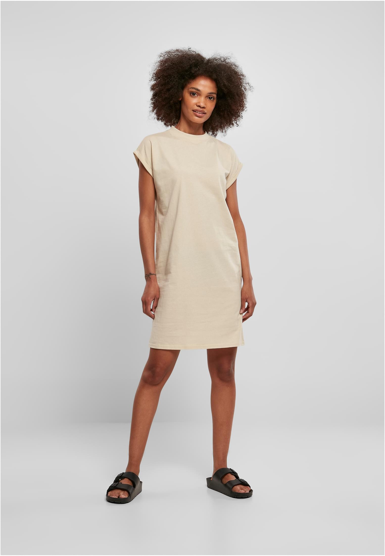Frauen Ladies Turtle Extended Shoulder Dress in Farbe softseagrass