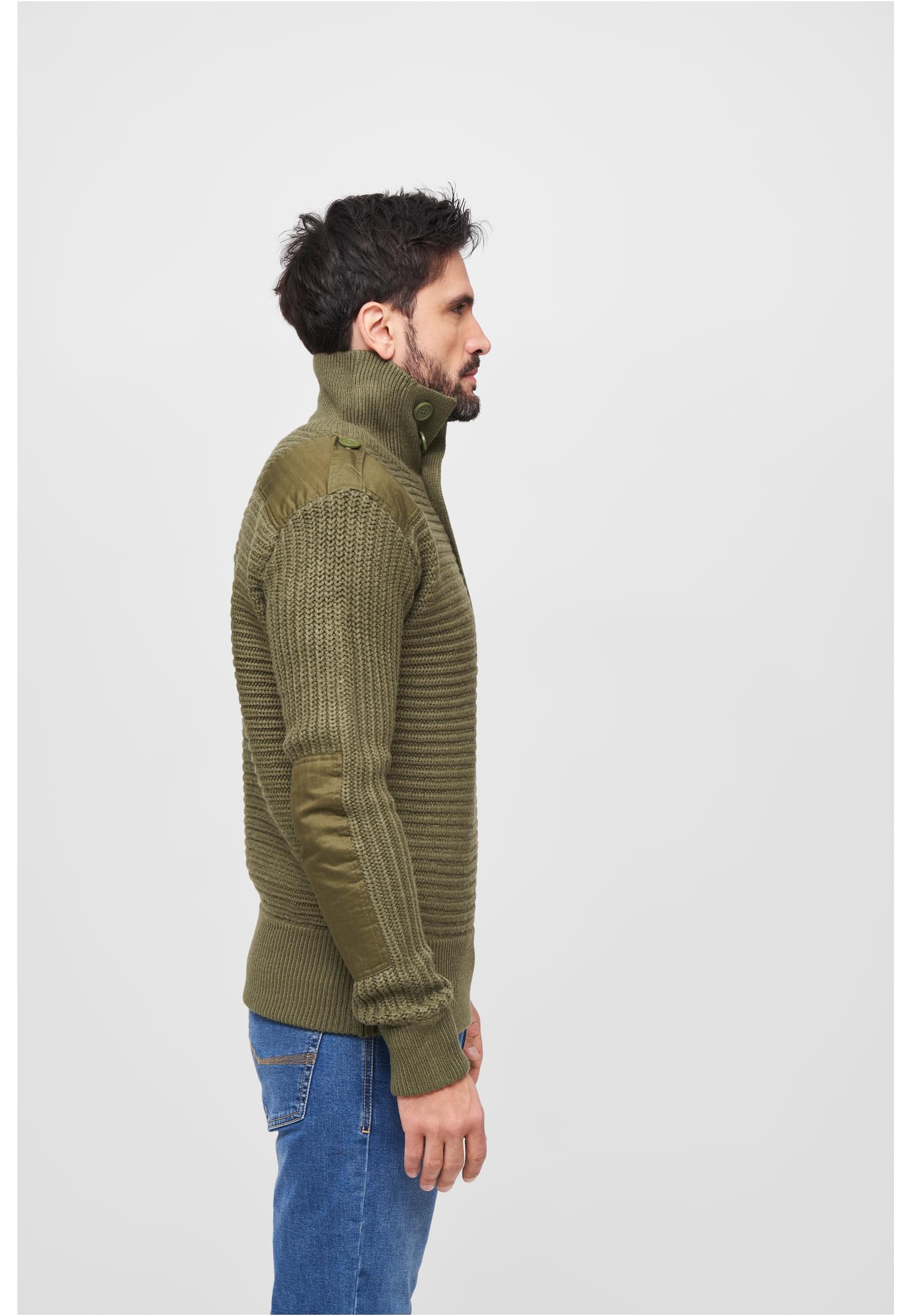 Pullover Alpin Pullover in Farbe olive