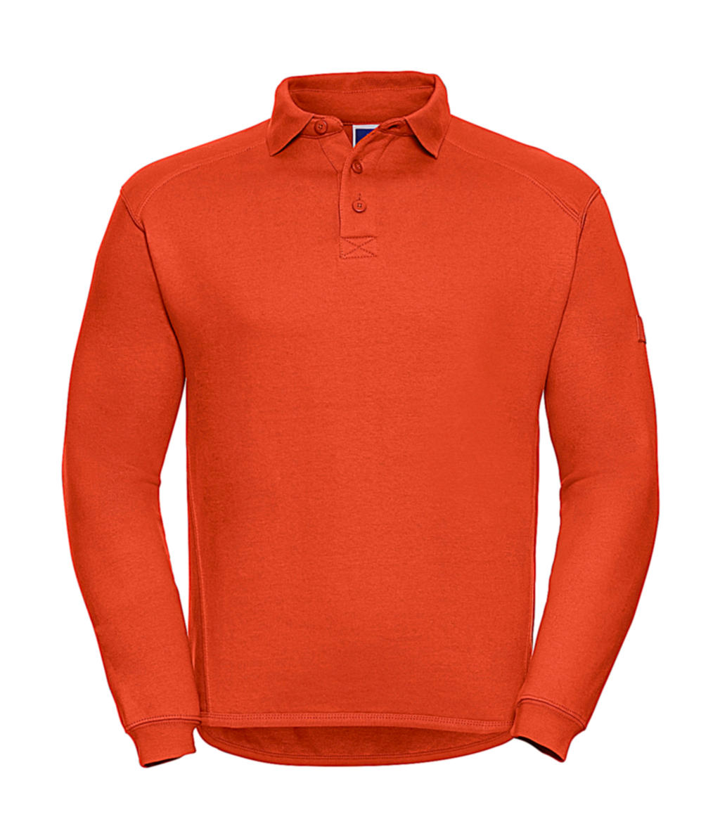  Heavy Duty Collar Sweatshirt in Farbe Orange