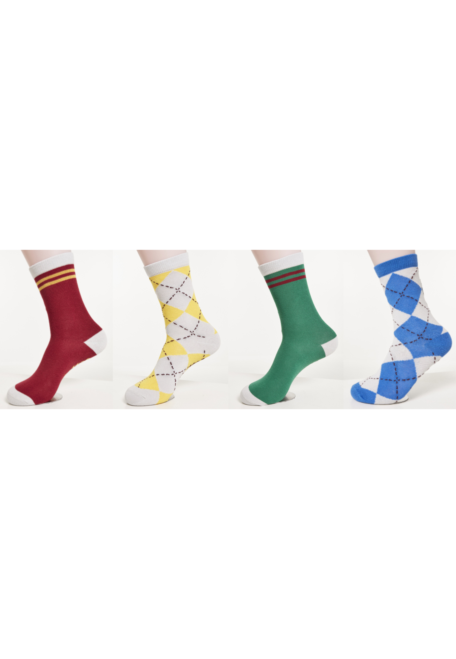 Socken Harry Potter Team Socks 4-Pack in Farbe multicolor