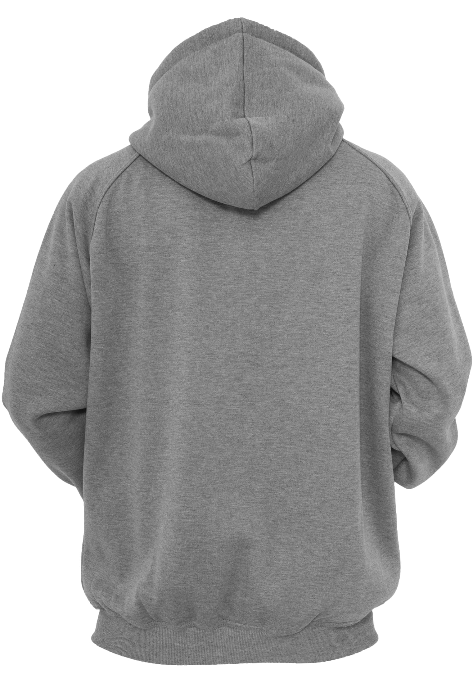 Plus Size Blank Hoody in Farbe grey