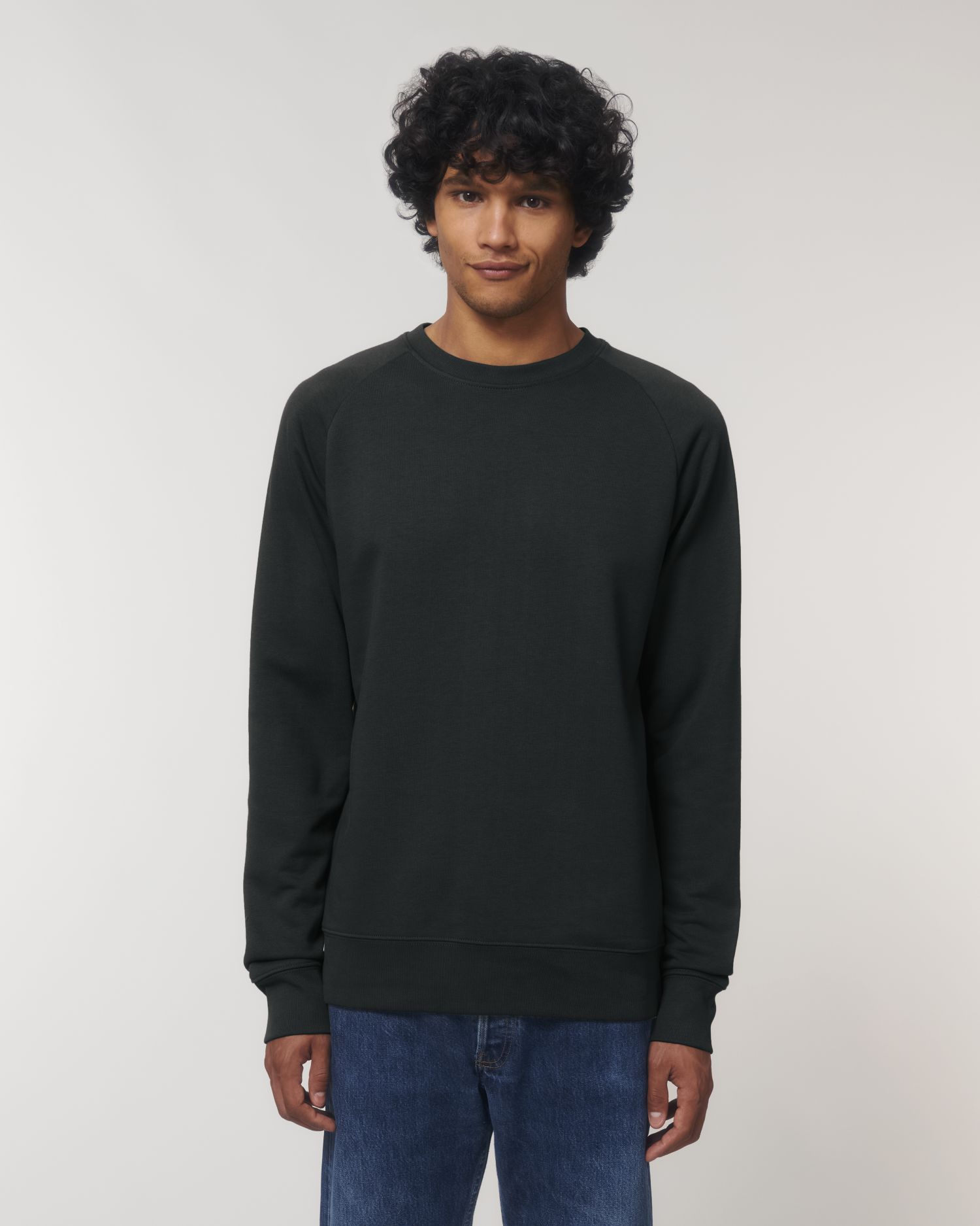 Crew neck sweatshirts Stroller in Farbe Black