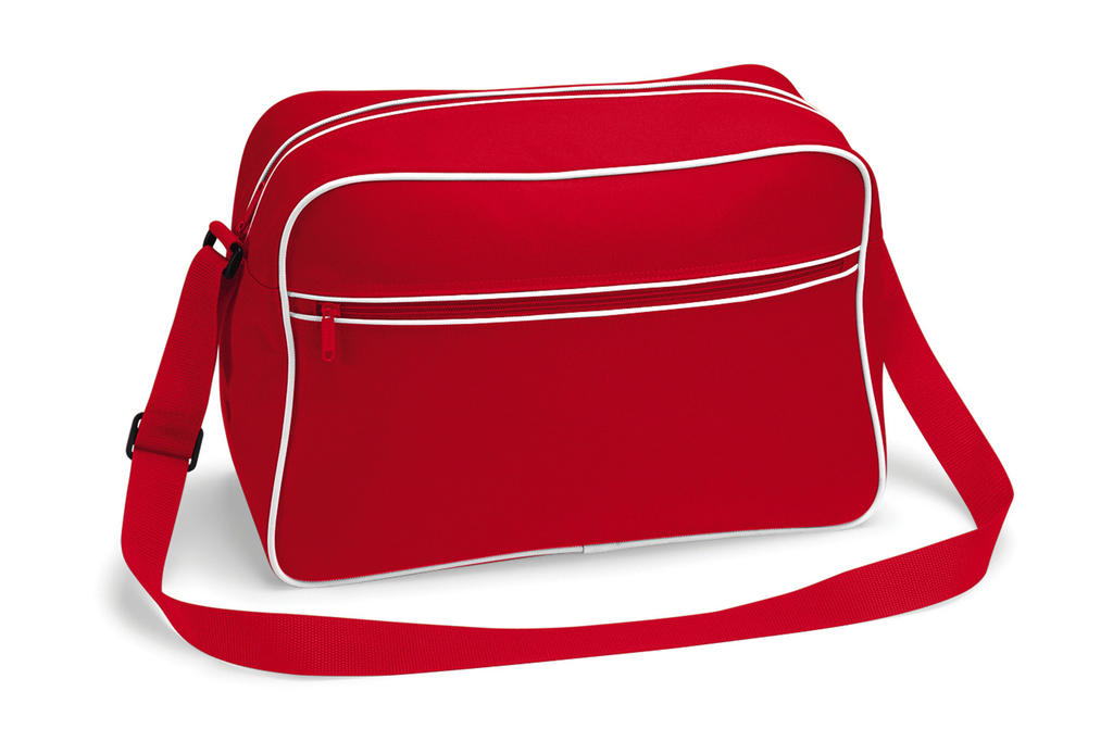 Retro Shoulder Bag in Farbe Classic Red/White