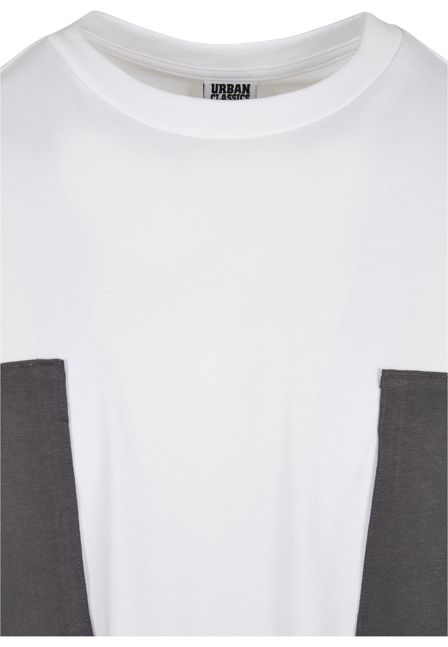 T-Shirts Big Double Pocket Tee in Farbe white/asphalt