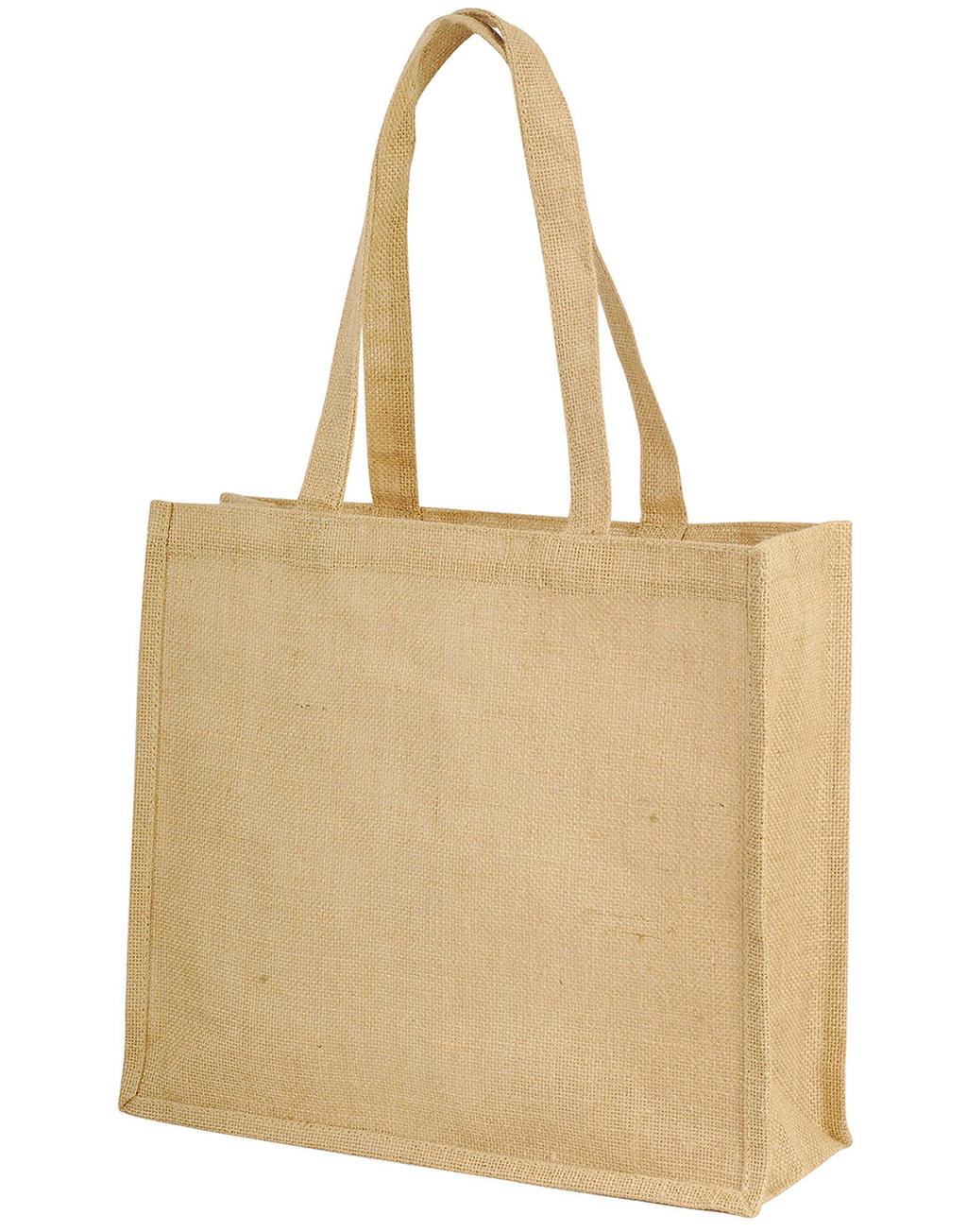  Calcutta Long Handled Jute Shopper Bag in Farbe Natural