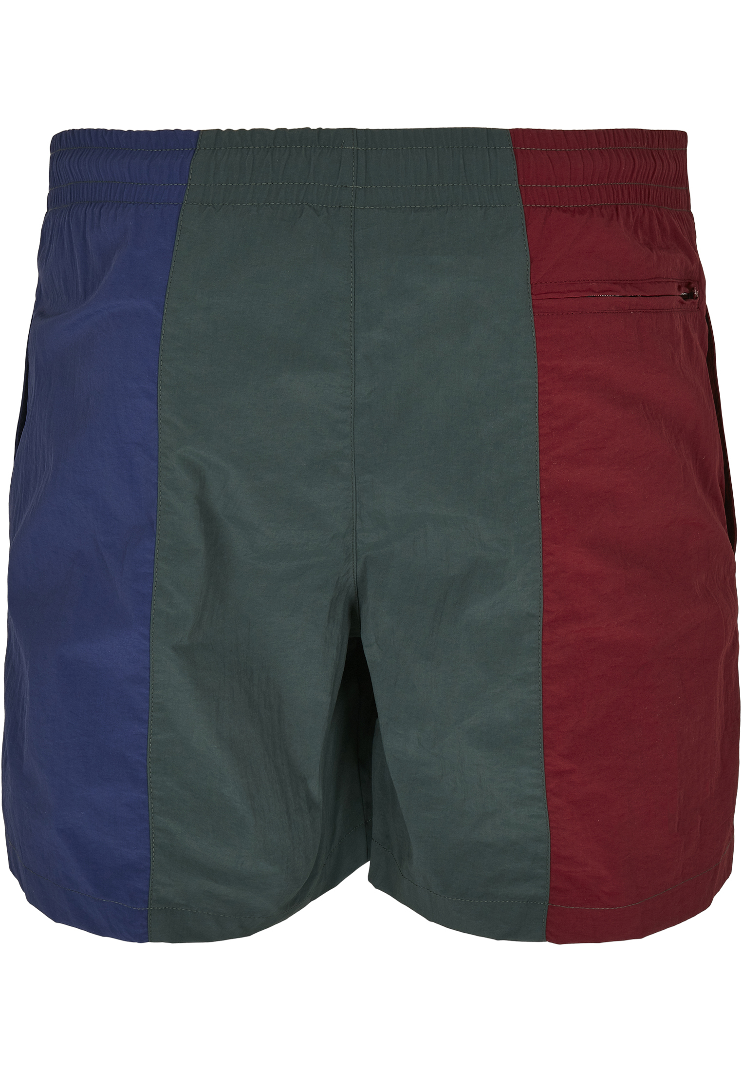Bademode 3-Tone Swim Shorts in Farbe burgundy/bottlegreen