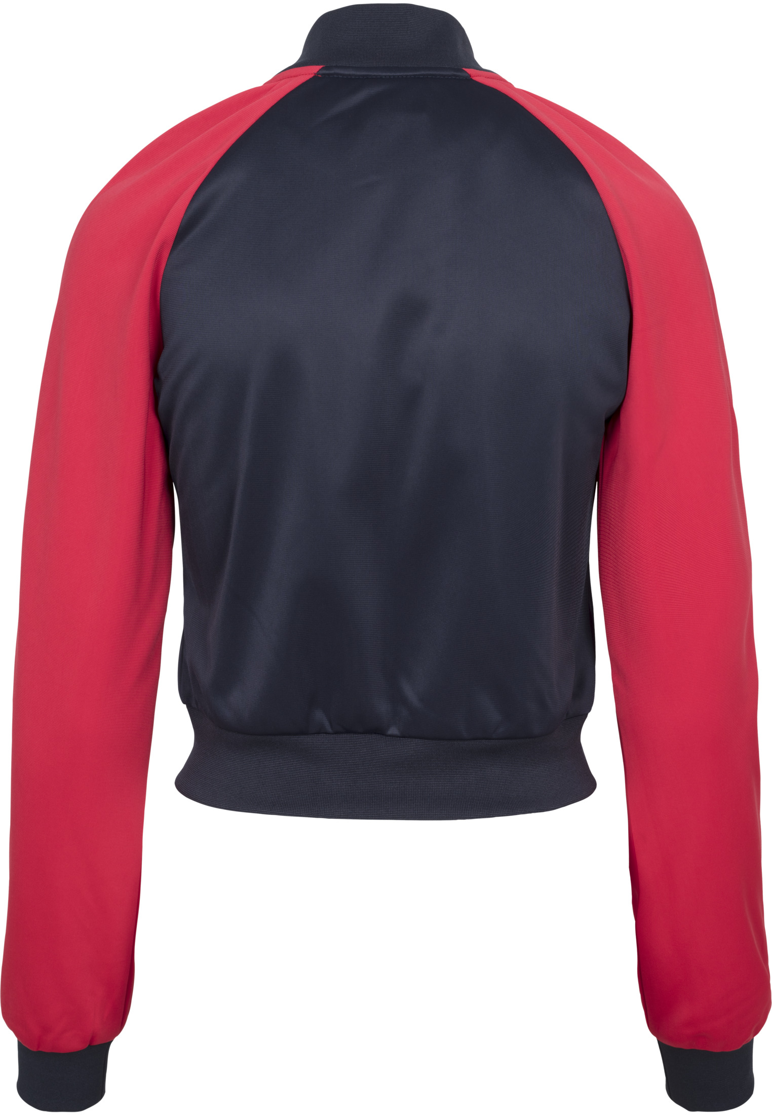 Light Jackets Ladies Short Raglan Track Jacket in Farbe navy/fire red/white