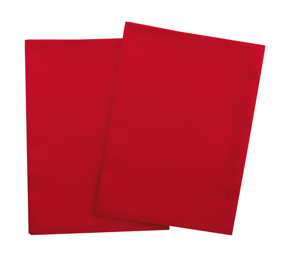  Unicoloured dish and cleaning cloth (10-pack) in Farbe Red