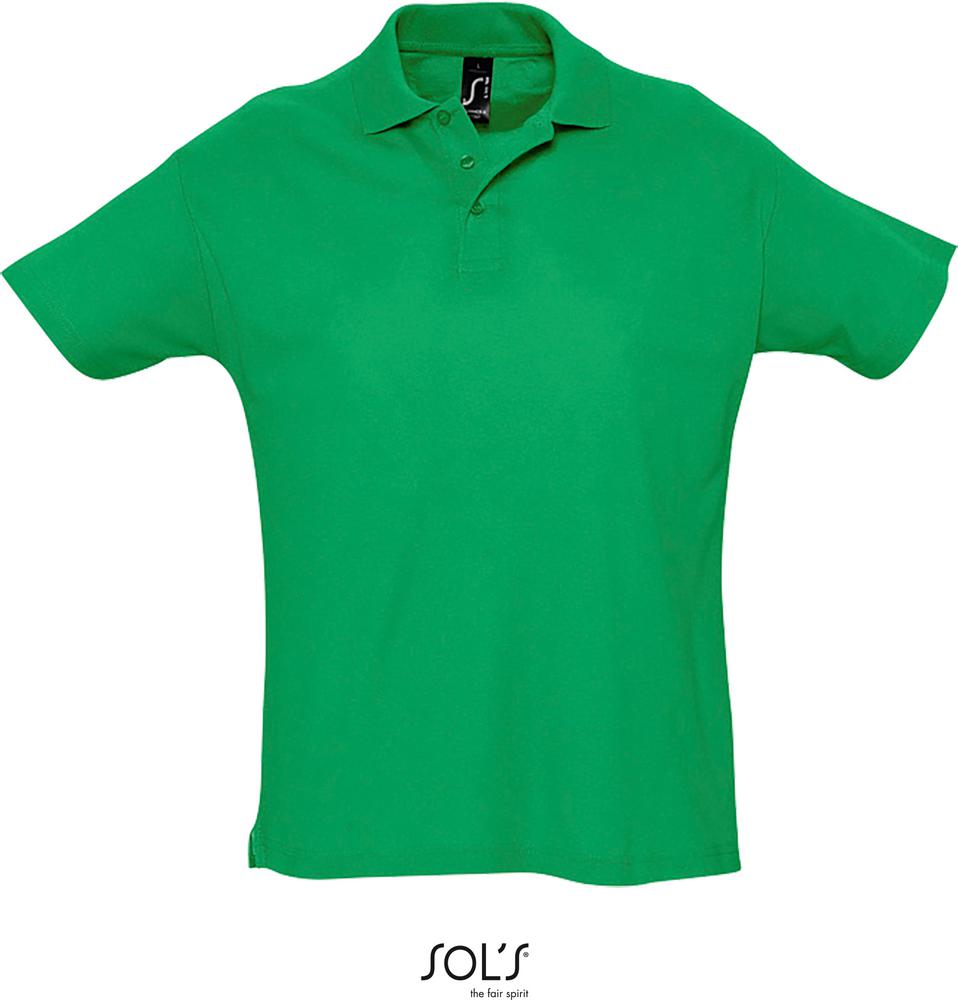 Poloshirt Summer Ii Herren Poloshirt Kurzarm in Farbe kelly green