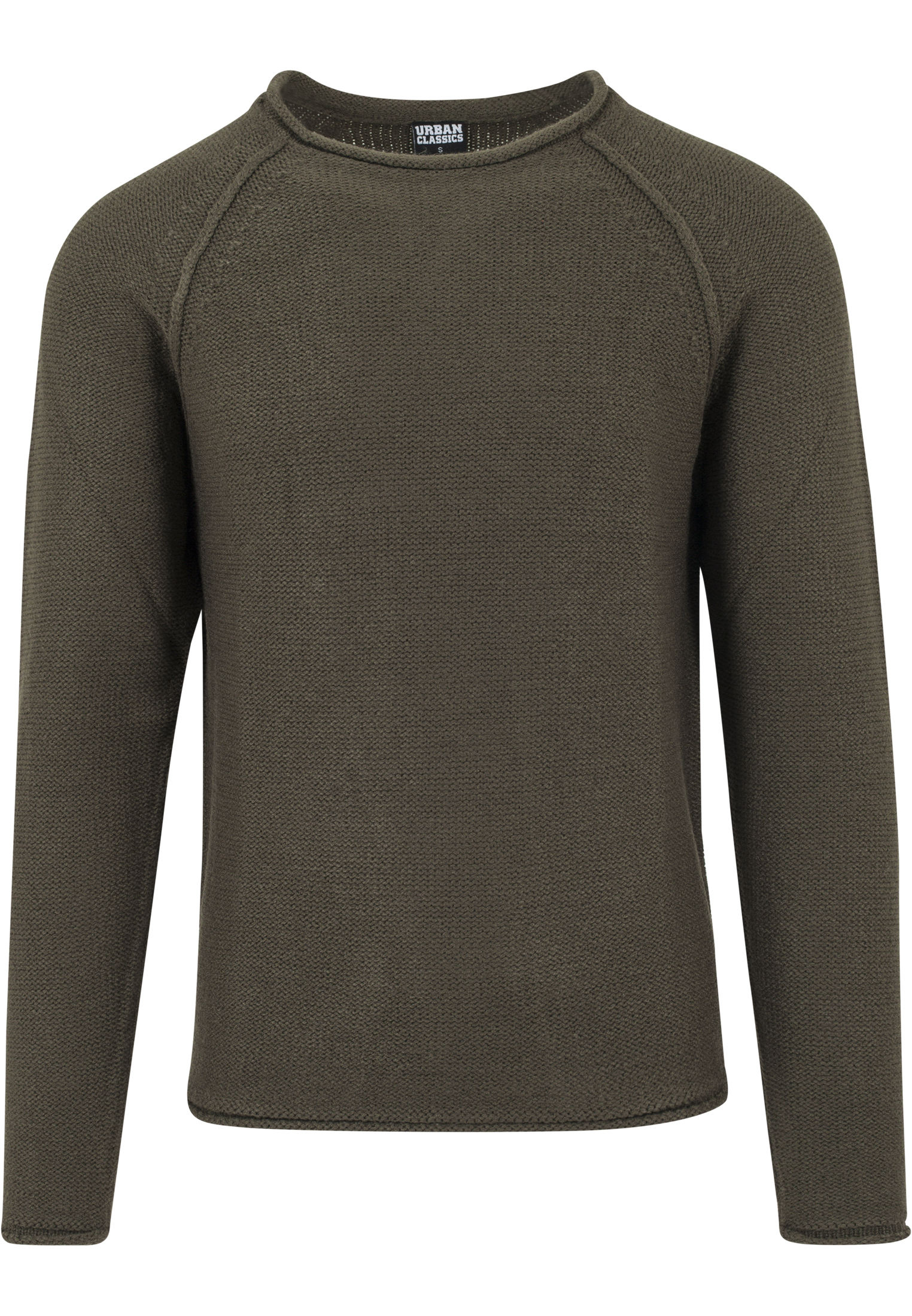Crewnecks Raglan Wideneck Sweater in Farbe olive