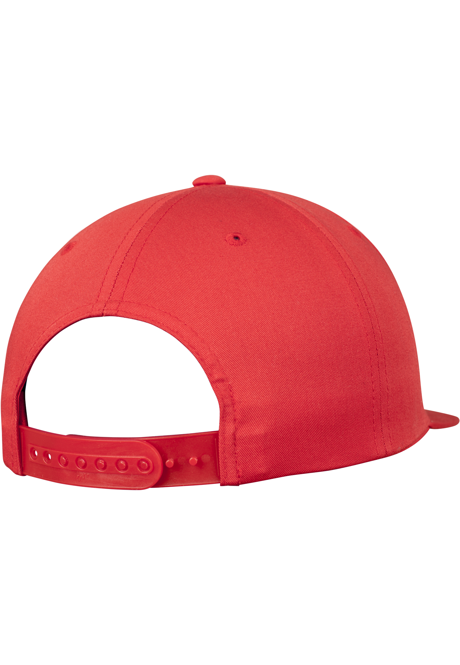 Snapback Unstructured 5-Panel Snapback in Farbe red
