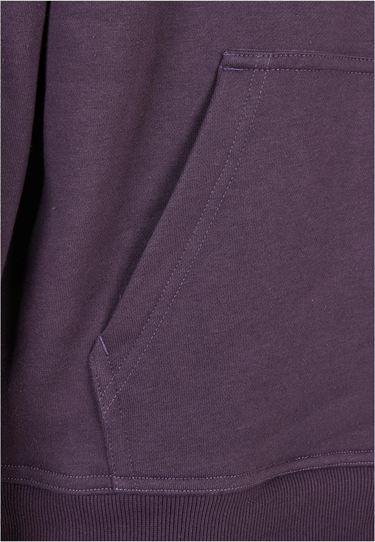 Plus Size Blank Hoody in Farbe purplenight