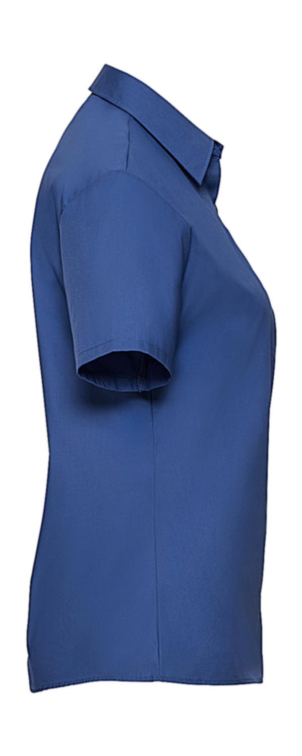  Ladies Cotton Poplin Shirt in Farbe White